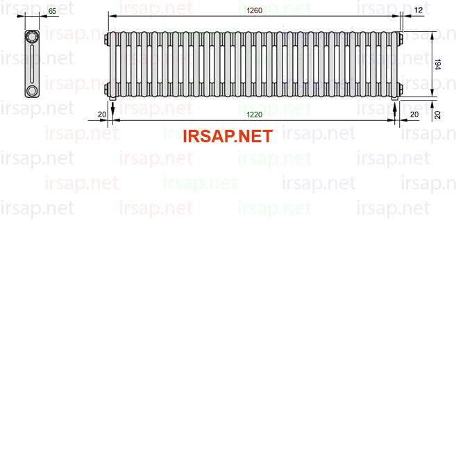 Радиатор IRSAP Tesi 20200/28 T16 CL 01
